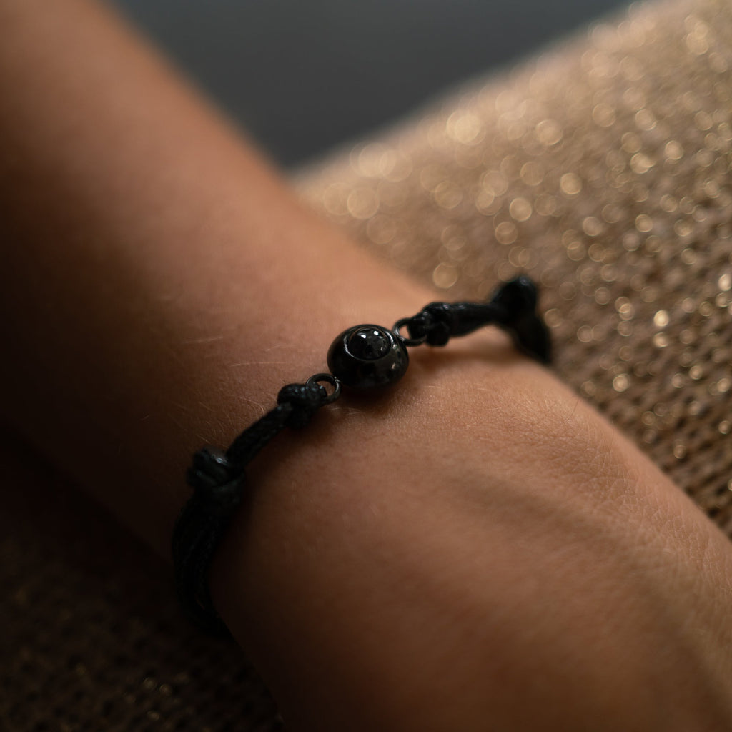 Personalized photo bracelet with your photo - Marine knot