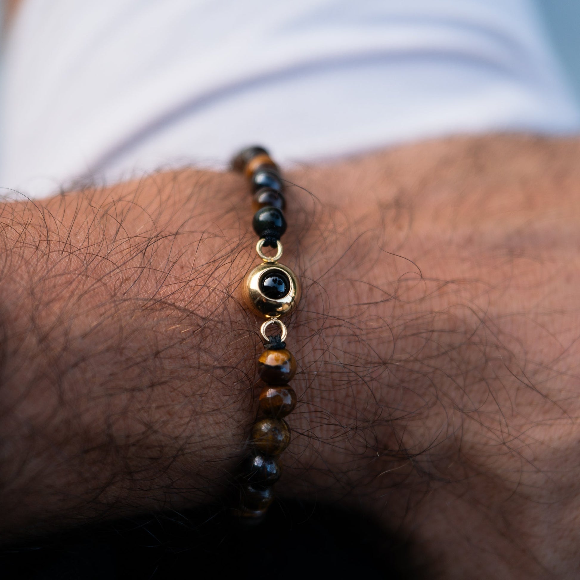 Personalized photo bracelet with your photo - Pearls
