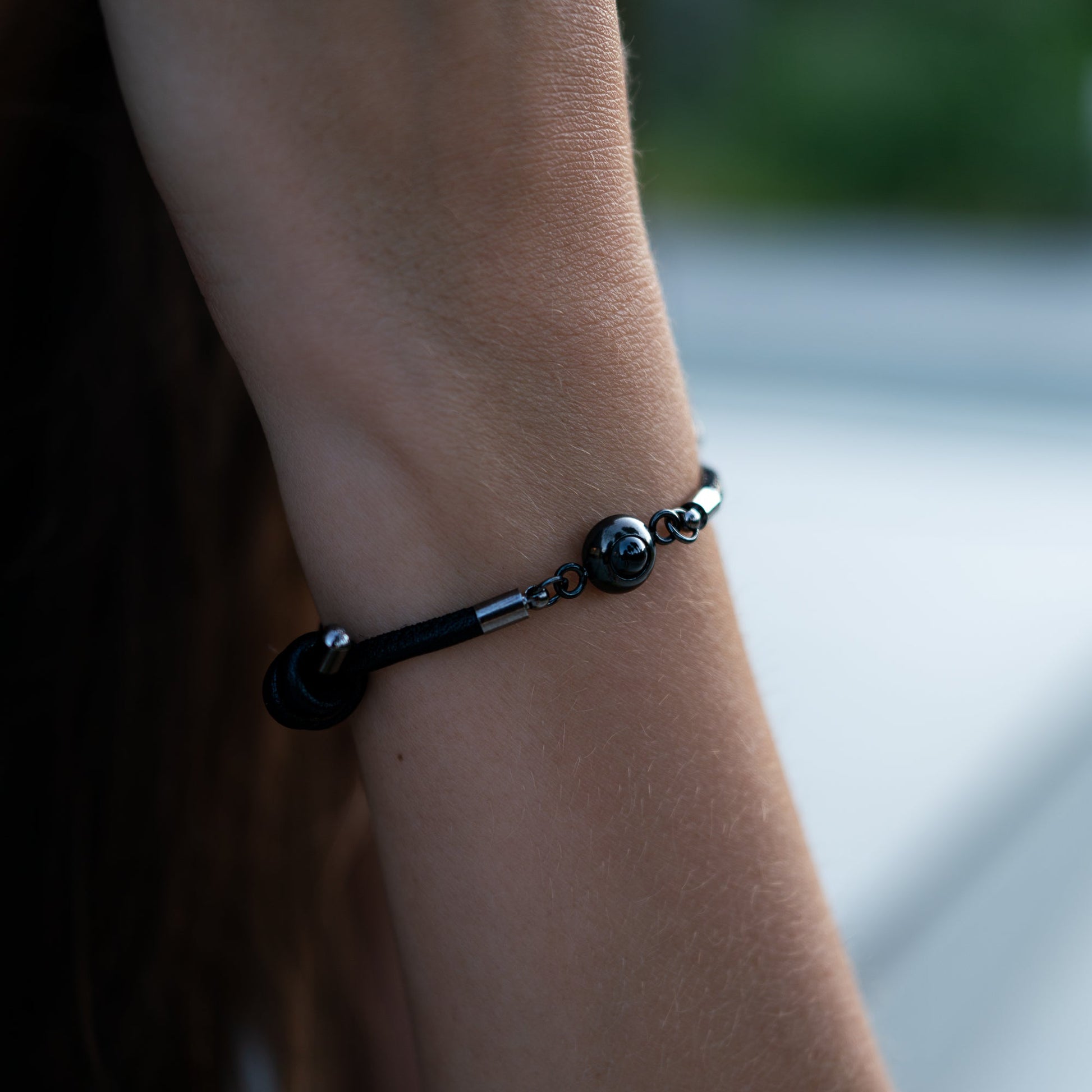Personalized photo bracelet with your photo - leather