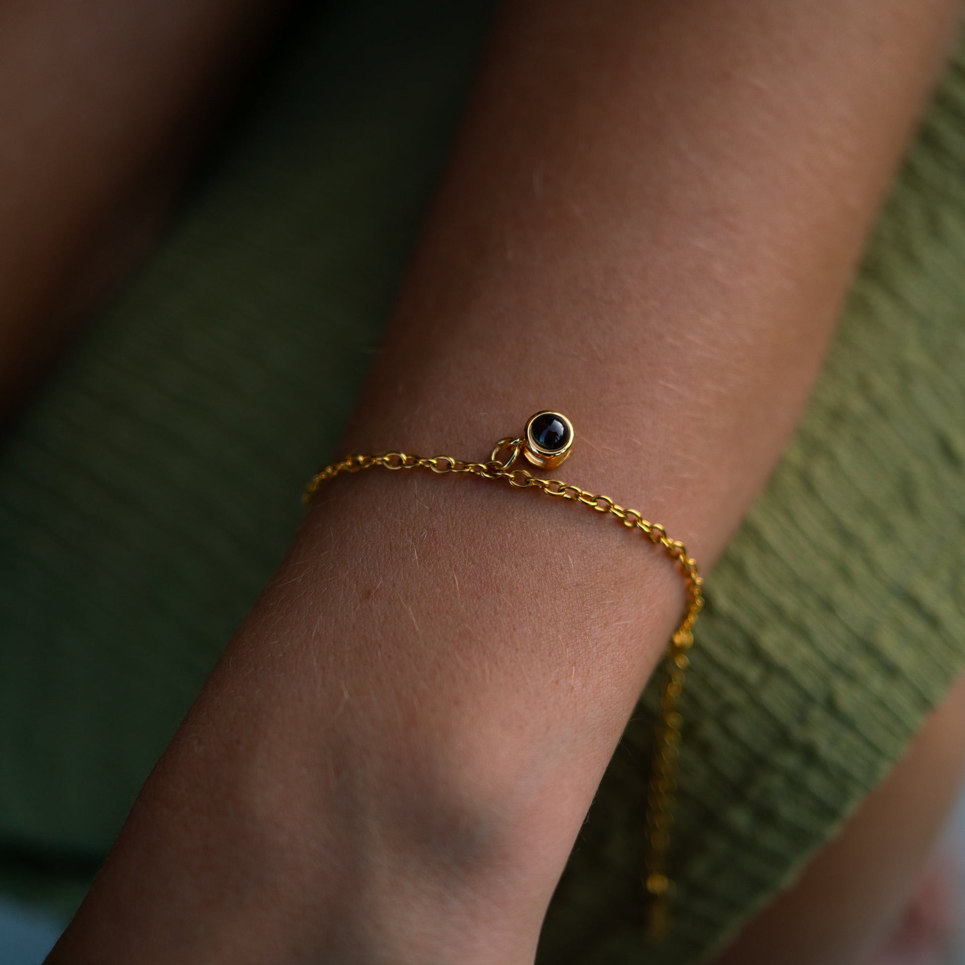 Personalized photo bracelet with your photo - delicate