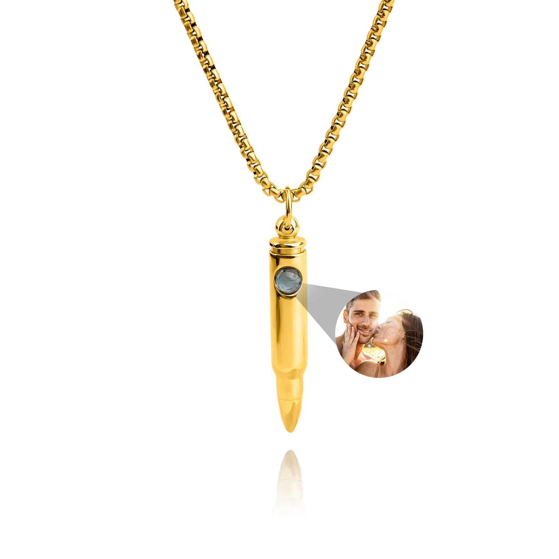 Personalized photo necklace - Maverick
