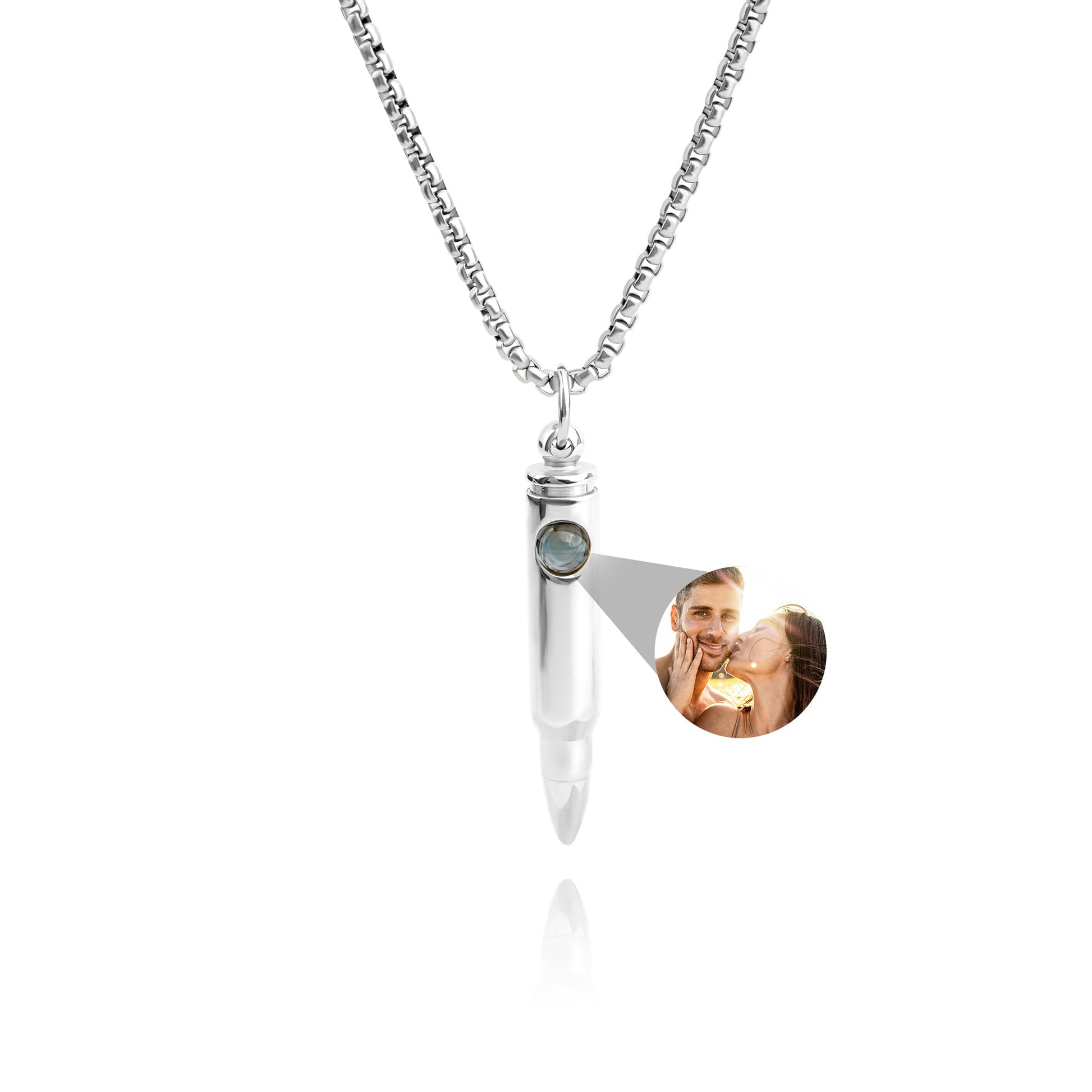 Personalized photo necklace - Maverick
