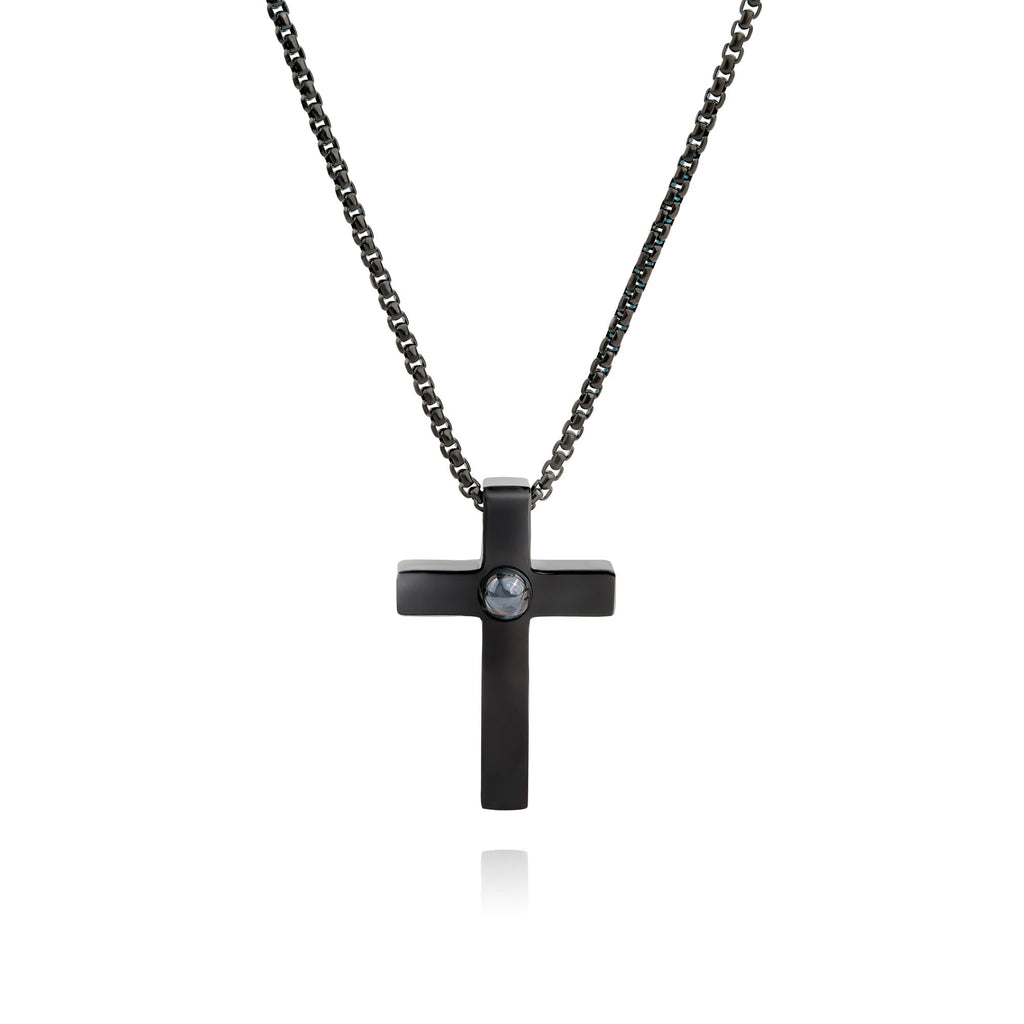 Personalized photo necklace - Cross