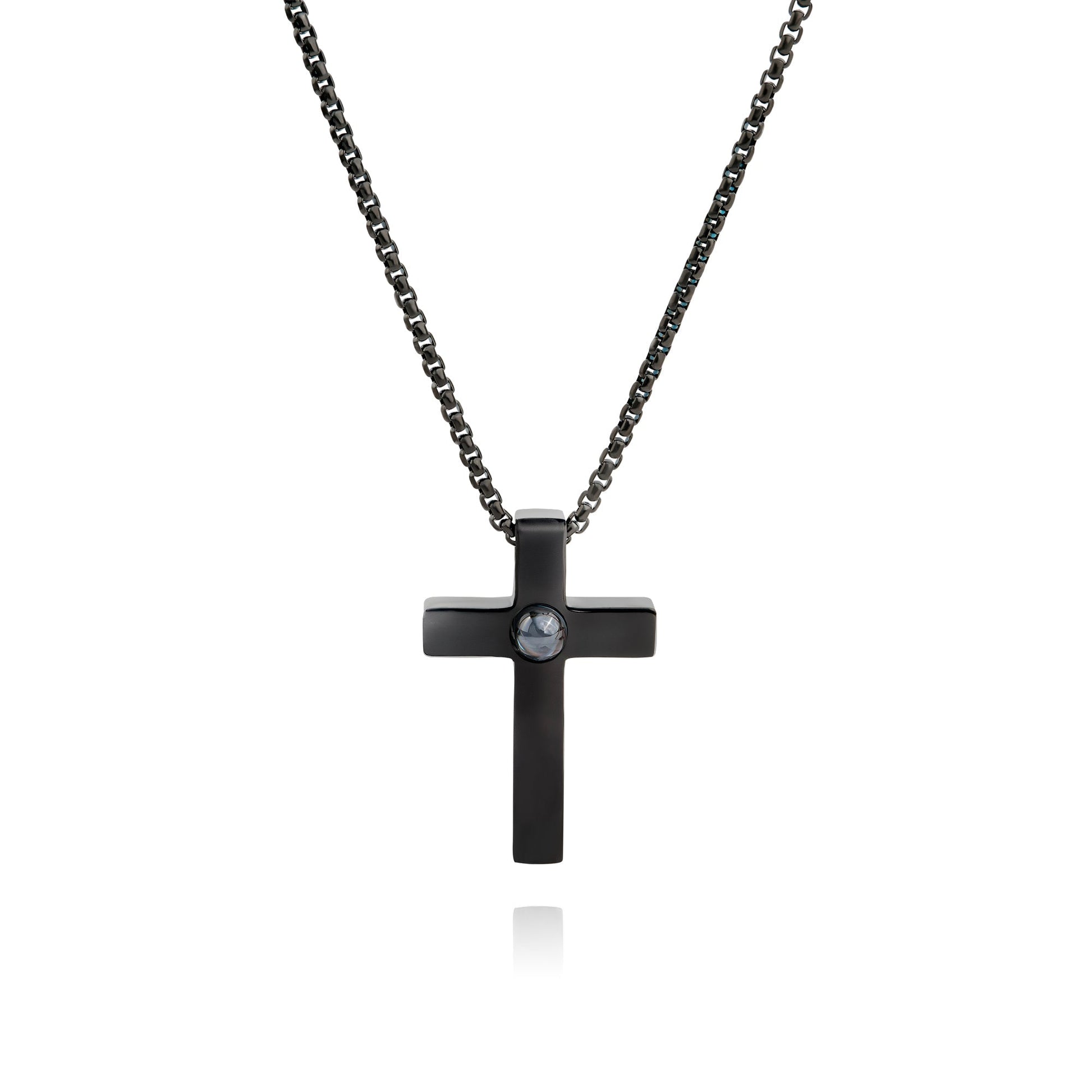 Personalized photo necklace - Cross